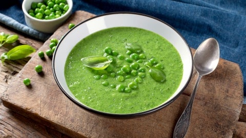 Vegetarische Erbsensuppe