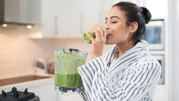 Smoothie trinken grün