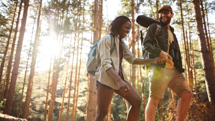 Personen wandern