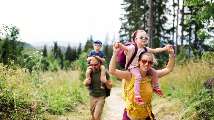 Familie Wandern