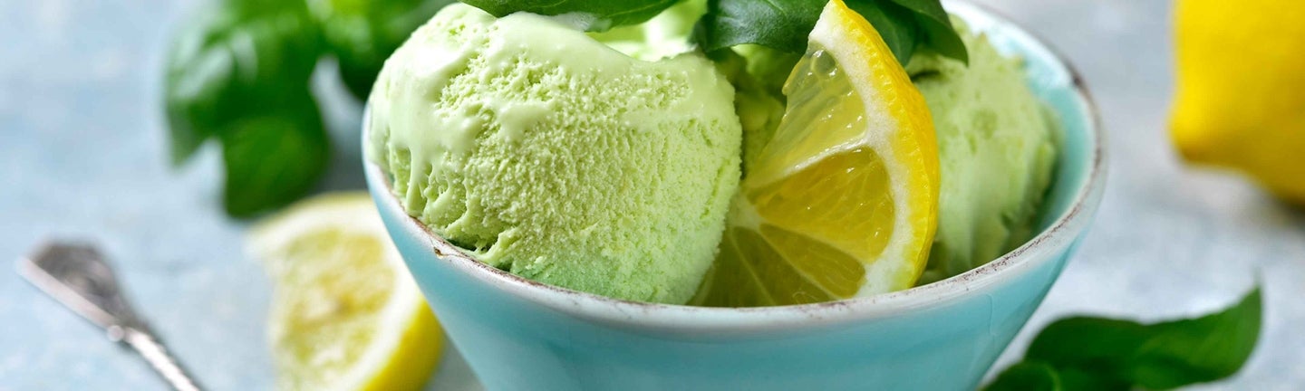 Eis aus Obst