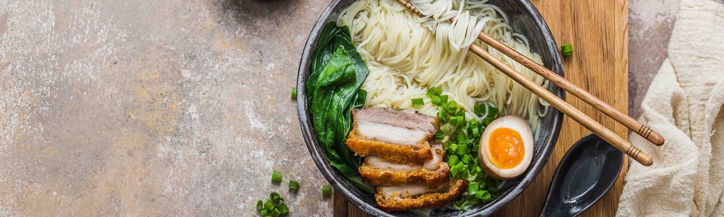 Asiatische Nudelsuppe