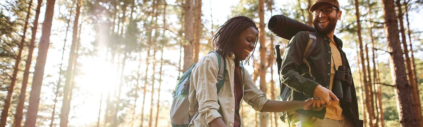 Personen wandern