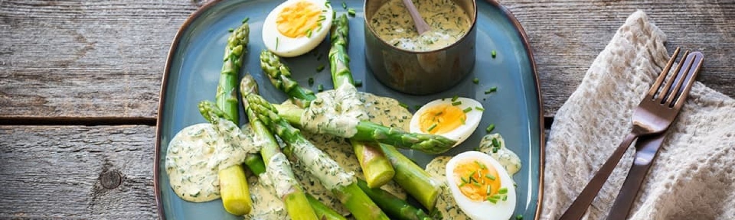 Spargel mit Sauce Hollandise